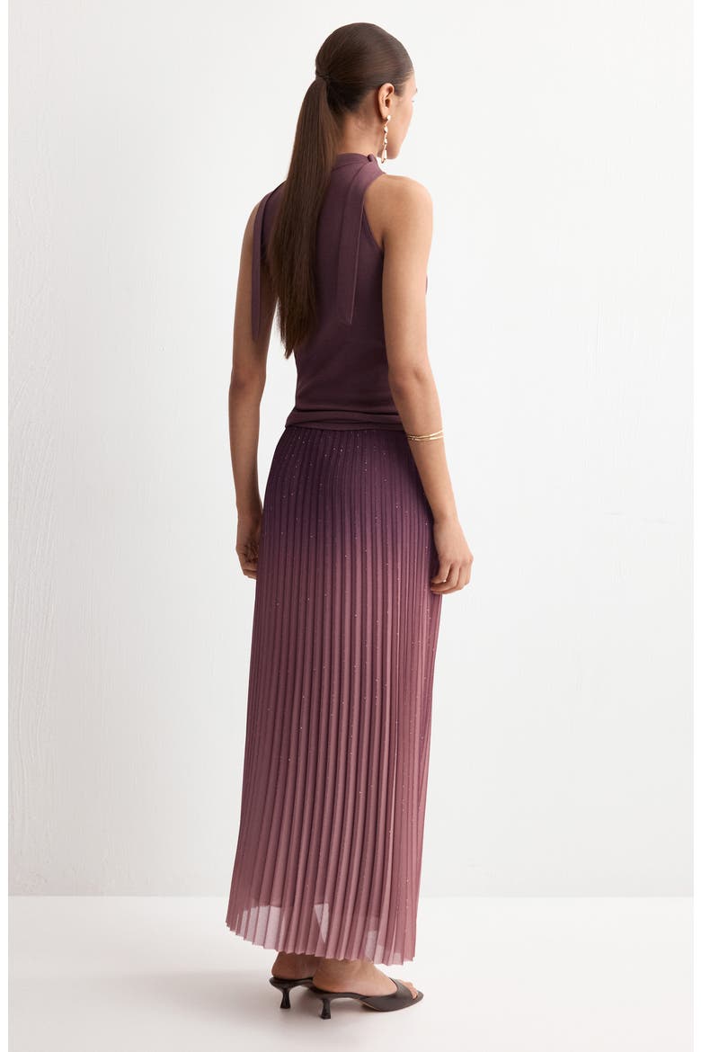 Pleated A-Line Skirt, Alternate, color, LIGHT/ PASTEL PURPLE