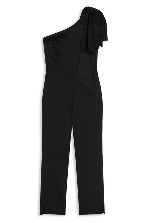 Orliie One-Shoulder Bow Jumpsuit