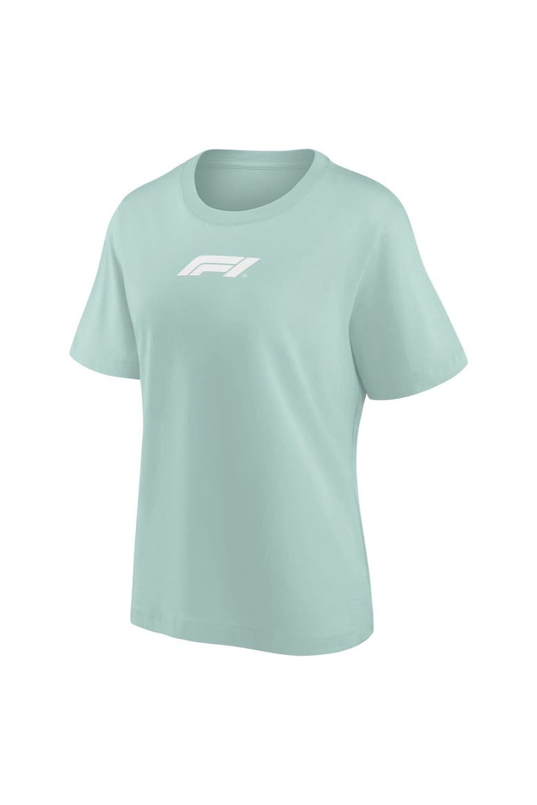Women's Fanatics Branded Green Formula 1 Merchandise Mono Crest T-Shirt, Alternate, color, Green