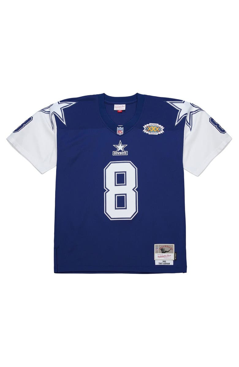 Mitchell & Ness Men's Mitchell & Ness Troy Aikman Navy Dallas Cowboys 1995 Legacy Replica Jersey, Alternate, color, Navy