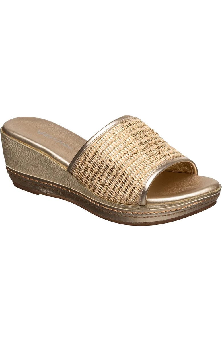 ANTELOPE Donni Platform Wedge Sandal, Main, color, Gold