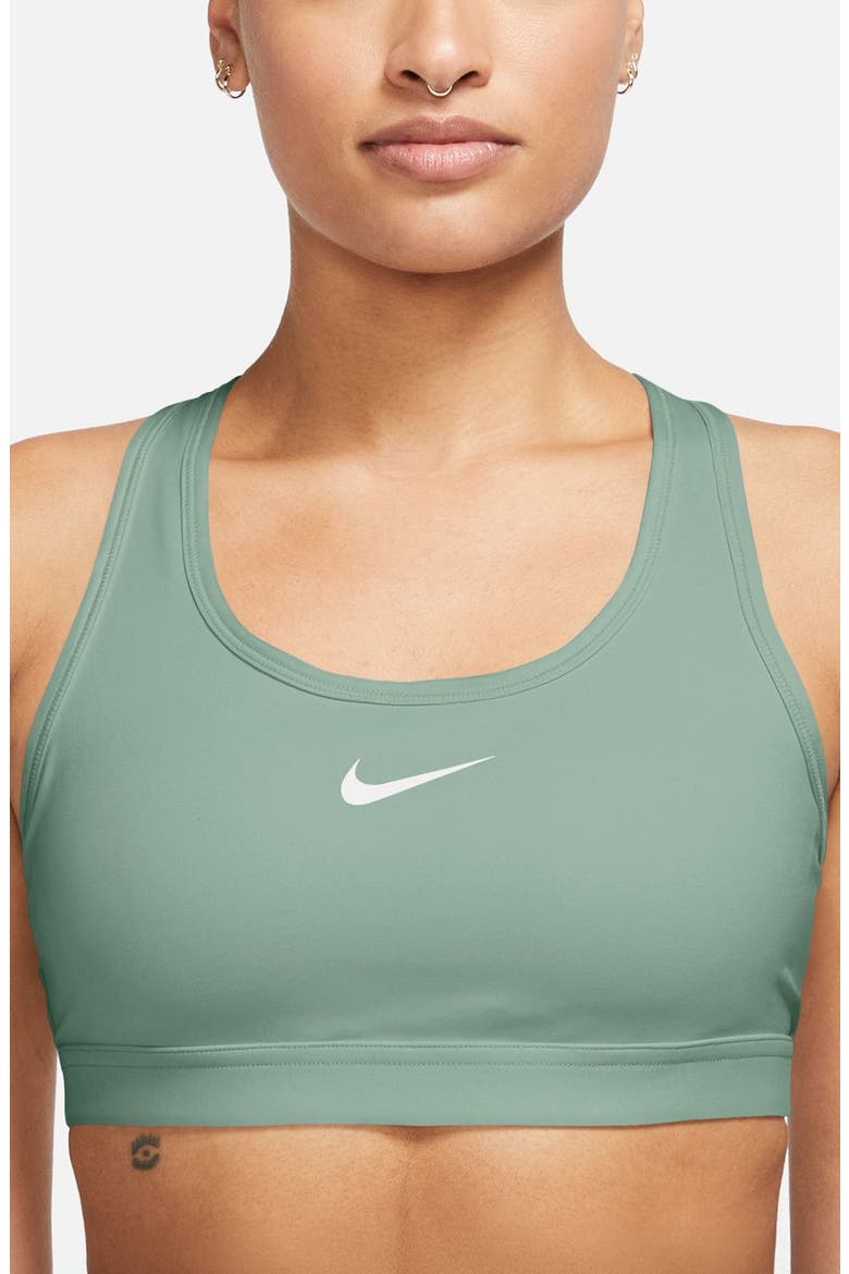Dri-FIT Swoosh Medium Support Padded Sports Bra, Main, color, STEAM/ WHITE