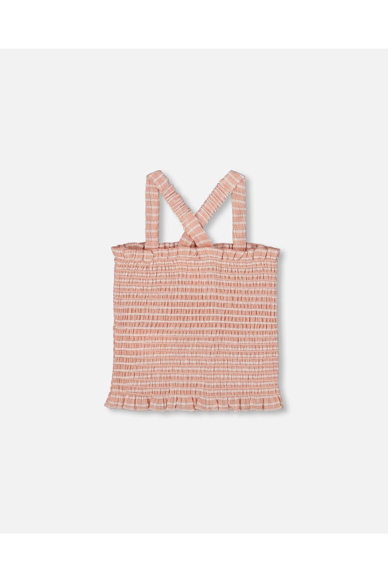 Little Girl's Smocked Tank Top Light Old Pink, Alternate, color, Light Old Pink