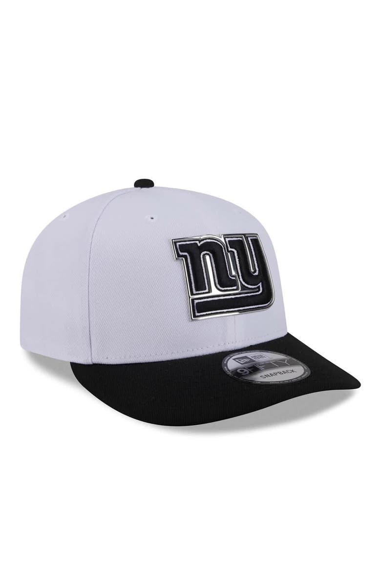 New Era Men's New Era White/Black New York Giants 2026 NFL Draft Pre-Curved 9FIFTY Snapback Hat, Alternate, color, White