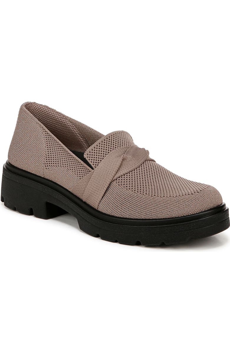 BZees Muse Bow Loafer, Main, color, Brown