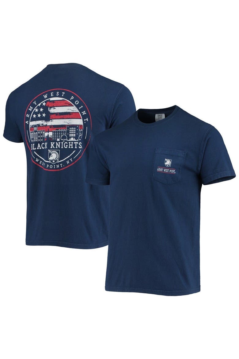 Men's Navy Army Black Knights Campus Americana T-Shirt, Main, color, Navy