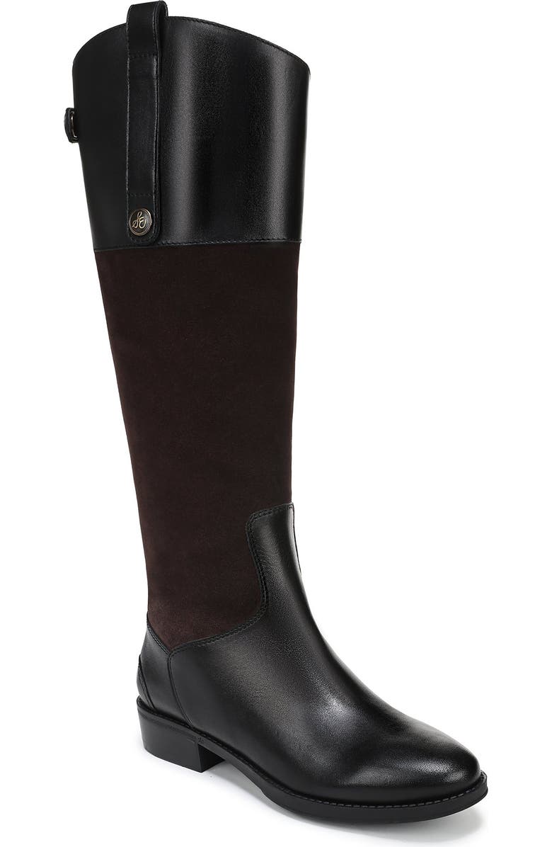 Sam Edelman Penny 4 Knee High Boot, Main, color, Chocolate Brown/ Black
