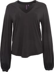 Lords of Harlech Val Long Sleeve V-neck Top