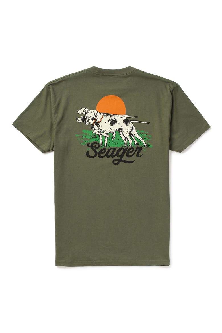 Pointer Cotton Graphic T-Shirt, Alternate, color, SURPLUS GREEN