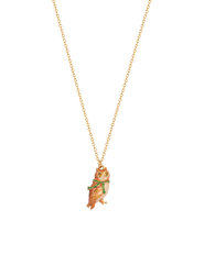 Fable England Cosy Owl Gold Chain Necklace