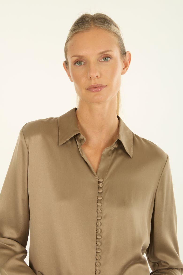 Joanne Blouse, Alternate, color, Taupe