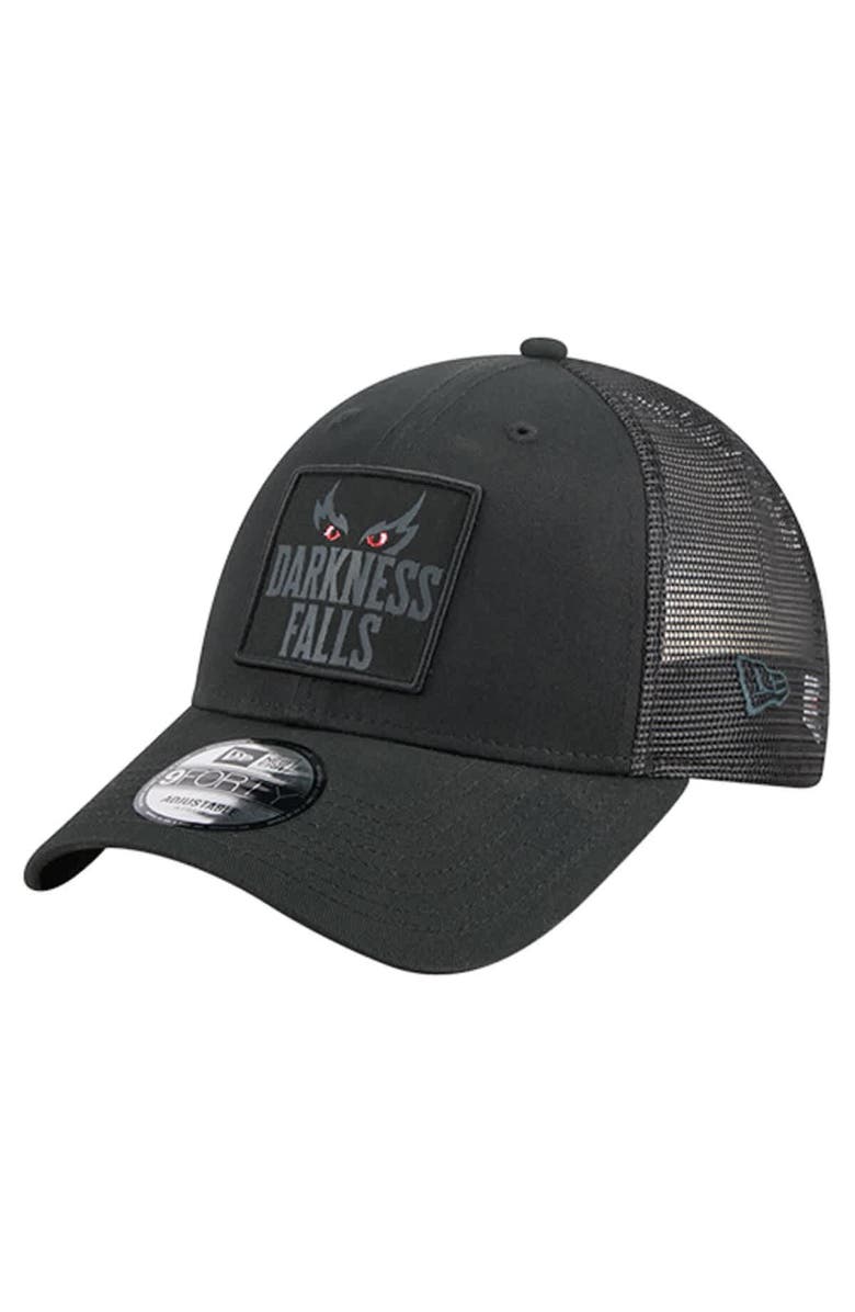 New Era Men's New Era Black Baltimore Ravens Darkness Falls 9FORTY Adjustable Hat, Main, color, Black