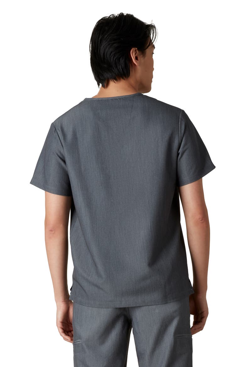 Brighton 3-Pocket Scrub Top, Alternate, color, Graphite