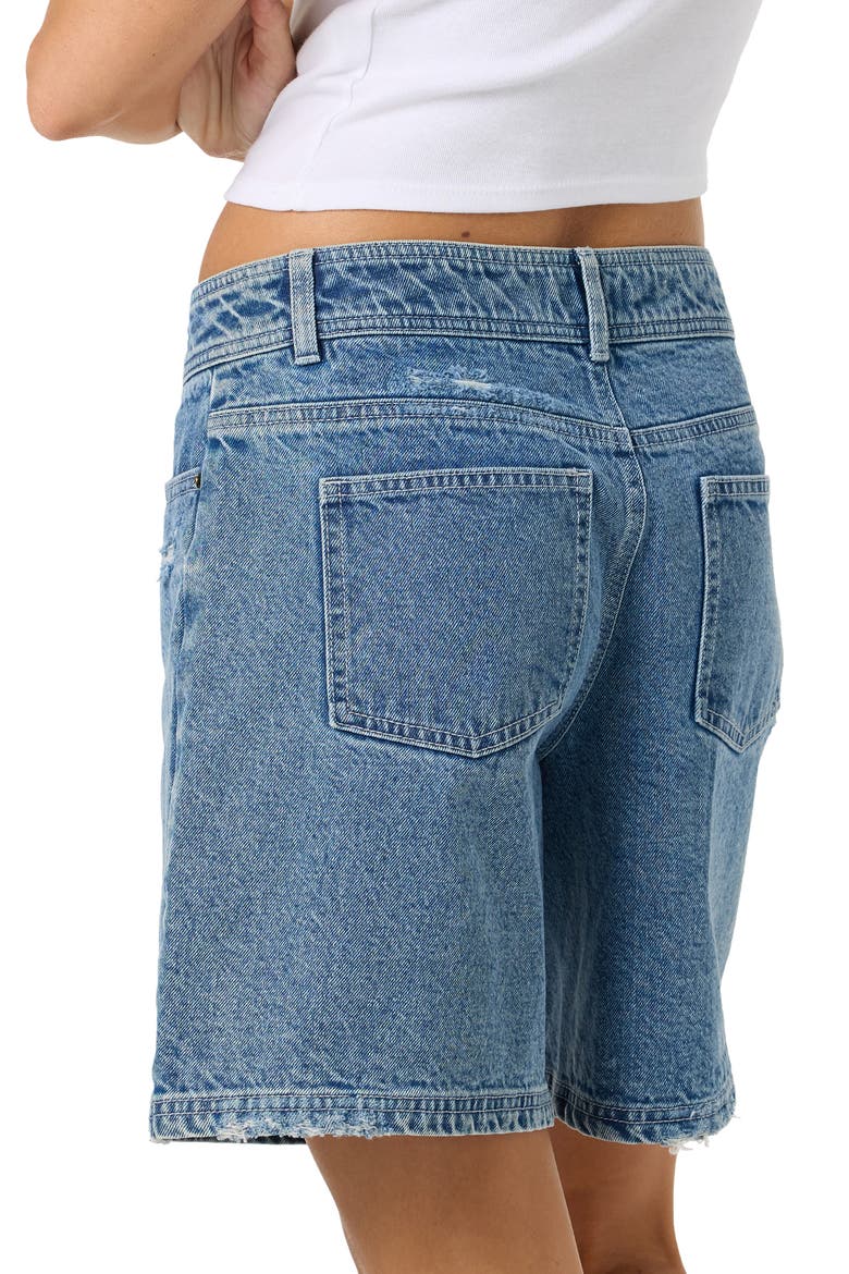 Nola Denim Shorts, Alternate, color, INDIGO