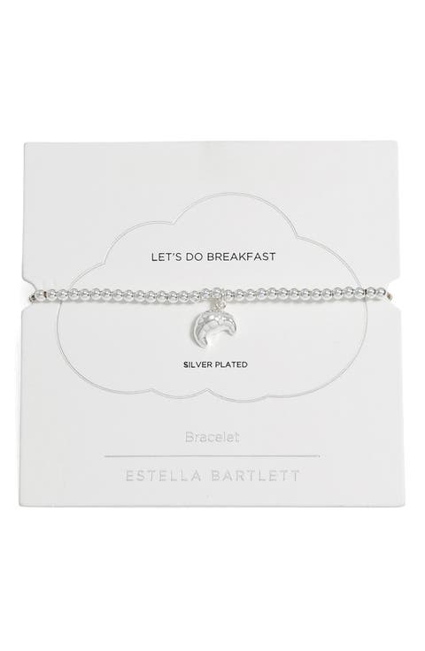 Sienna Croissant Beaded Stretch Bracelet