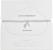 Estella Bartlett Sienna Croissant Beaded Stretch Bracelet