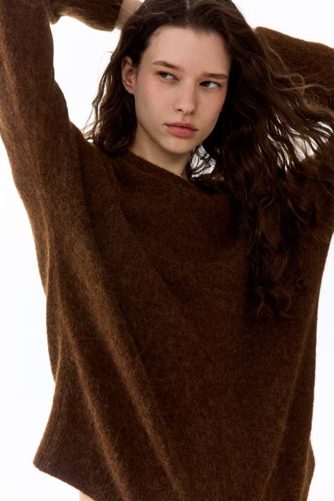 Oversized Alpaca-blend Jumper