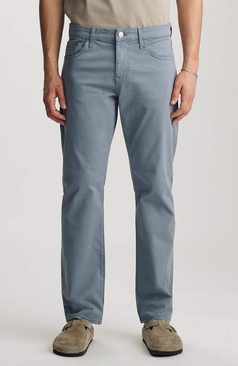 Matt Relaxed Straight Leg Twill Pants (Regular & Big)