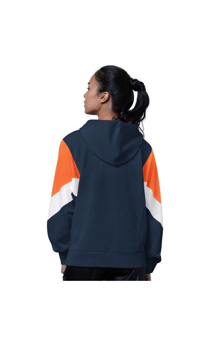 STARTER Women's Starter Navy Denver Broncos Scrimmage Hoodie, Alternate, color, Navy