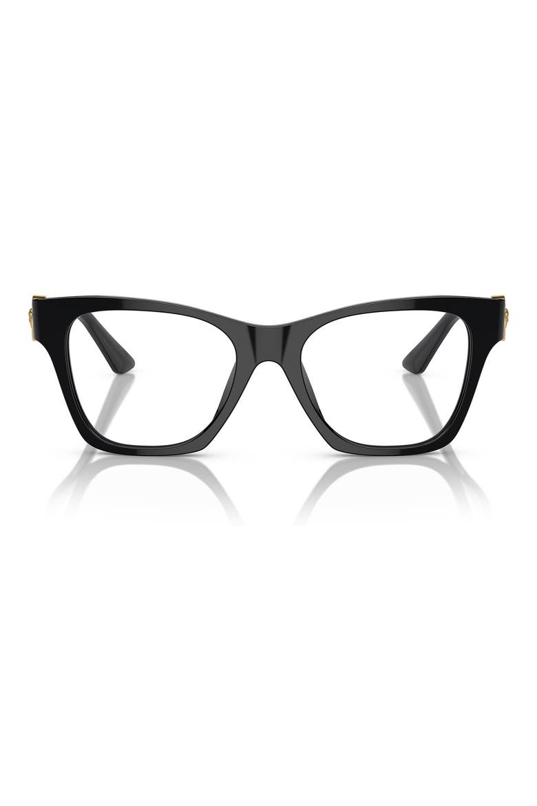 52mm Irregular Optical Glasses, Main, color, BLACK