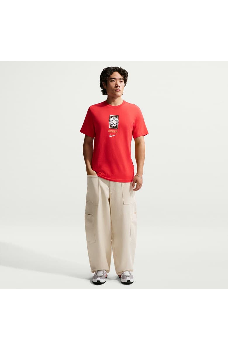 Nike Men's Nike Red South Korea National Team Crest T-Shirt, Main, color, Red