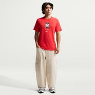 Nike Men's Nike Red South Korea National Team Crest T-Shirt