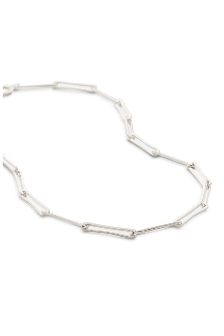 Alta Long Link Necklace, Alternate, color, SILVER