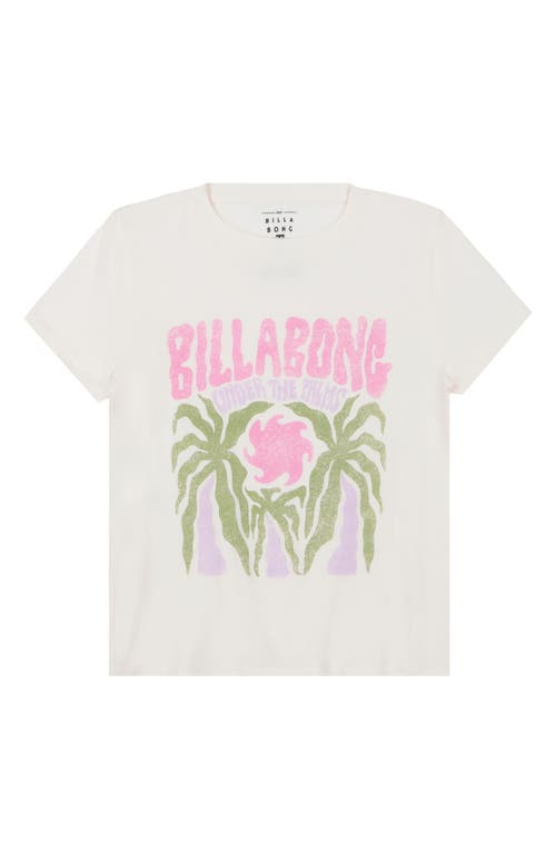Shop Billabong Kids' Under The Palms Graphic T-shirt In Salt Crystal