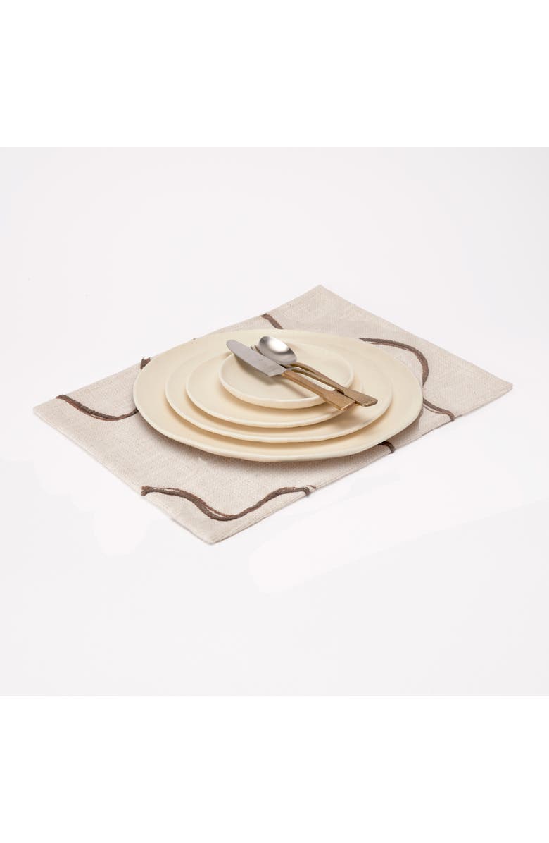 Dumae Signature Placemats - Set of 2, Alternate, color, Neutral