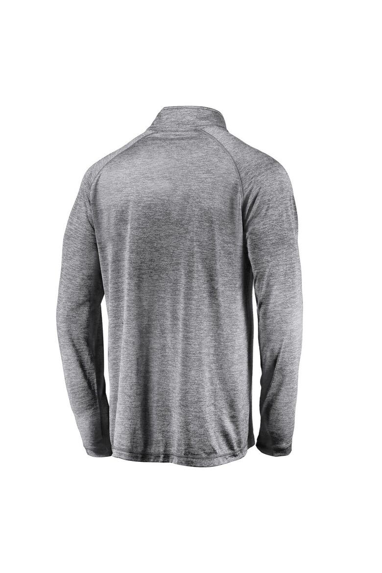 Men's Fanatics Gray Tennessee Volunteers Striated Raglan Lightweight Quarter-Zip Top, Alternate, color, Gray