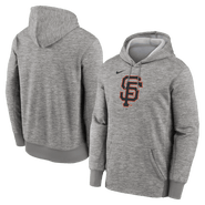 Nike Men's Nike Heather Gray San Francisco Giants Primary Logo Therma Hoodie