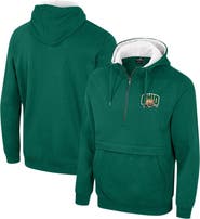 COLOSSEUM Men's Colosseum Green Ohio Bobcats Team Half-Zip Pullover Hoodie