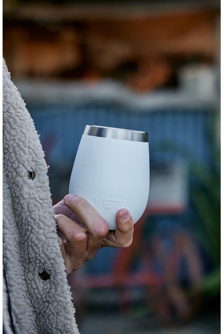 Rambler 10-Ounce White Wine Tumbler, Alternate, color, WHITE