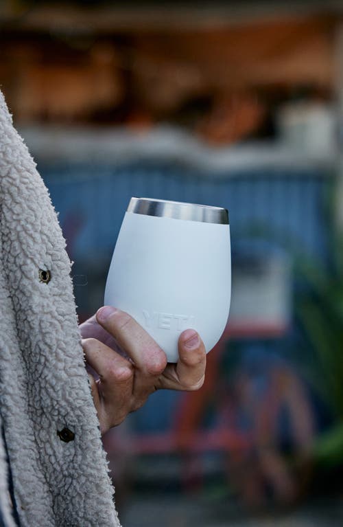 Yeti Rambler 10-ounce White Wine Tumbler In White