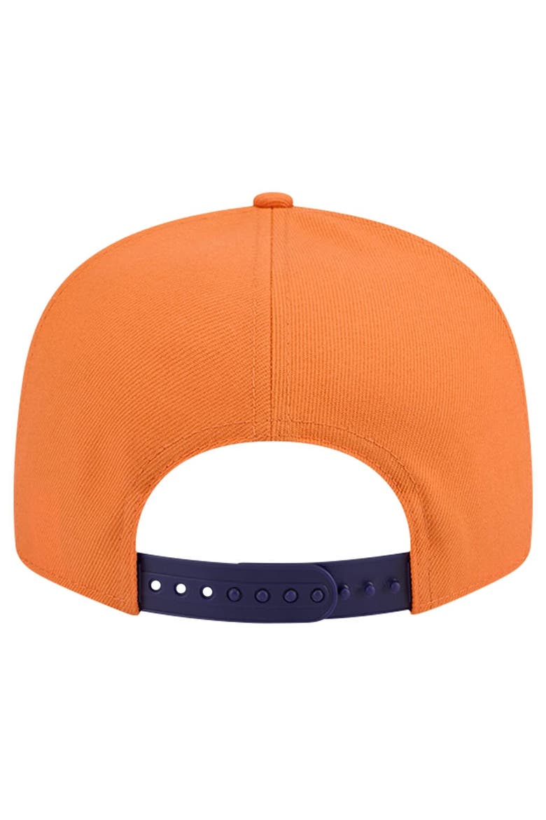 Men's New Era White/Purple Phoenix Suns Throwback Gradient Tech Font 9FIFTY Snapback Hat, Alternate, color, White