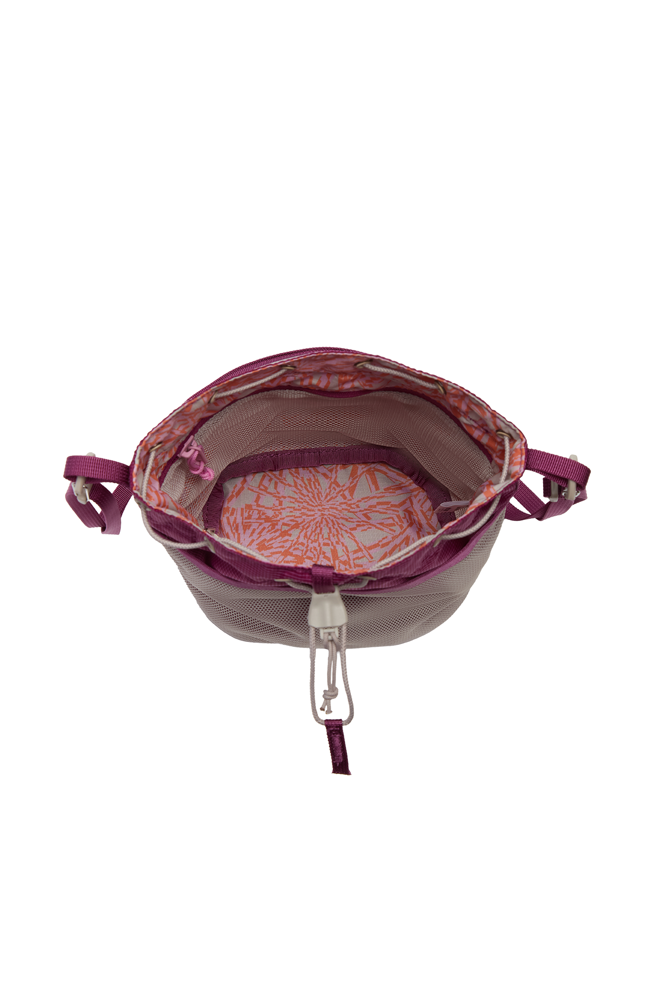 Drawstring Crossbody Pouch, Alternate, color, Wildberry