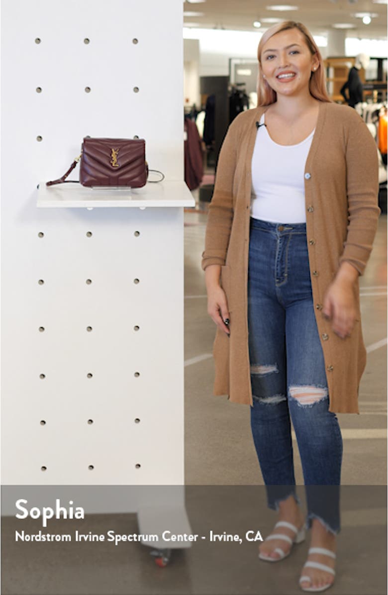 Toy Loulou Matelassé Leather Crossbody Bag, sales video thumbnail