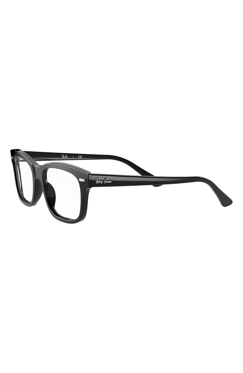 Ray-Ban 54mm Optical Glasses, Alternate, color, Black