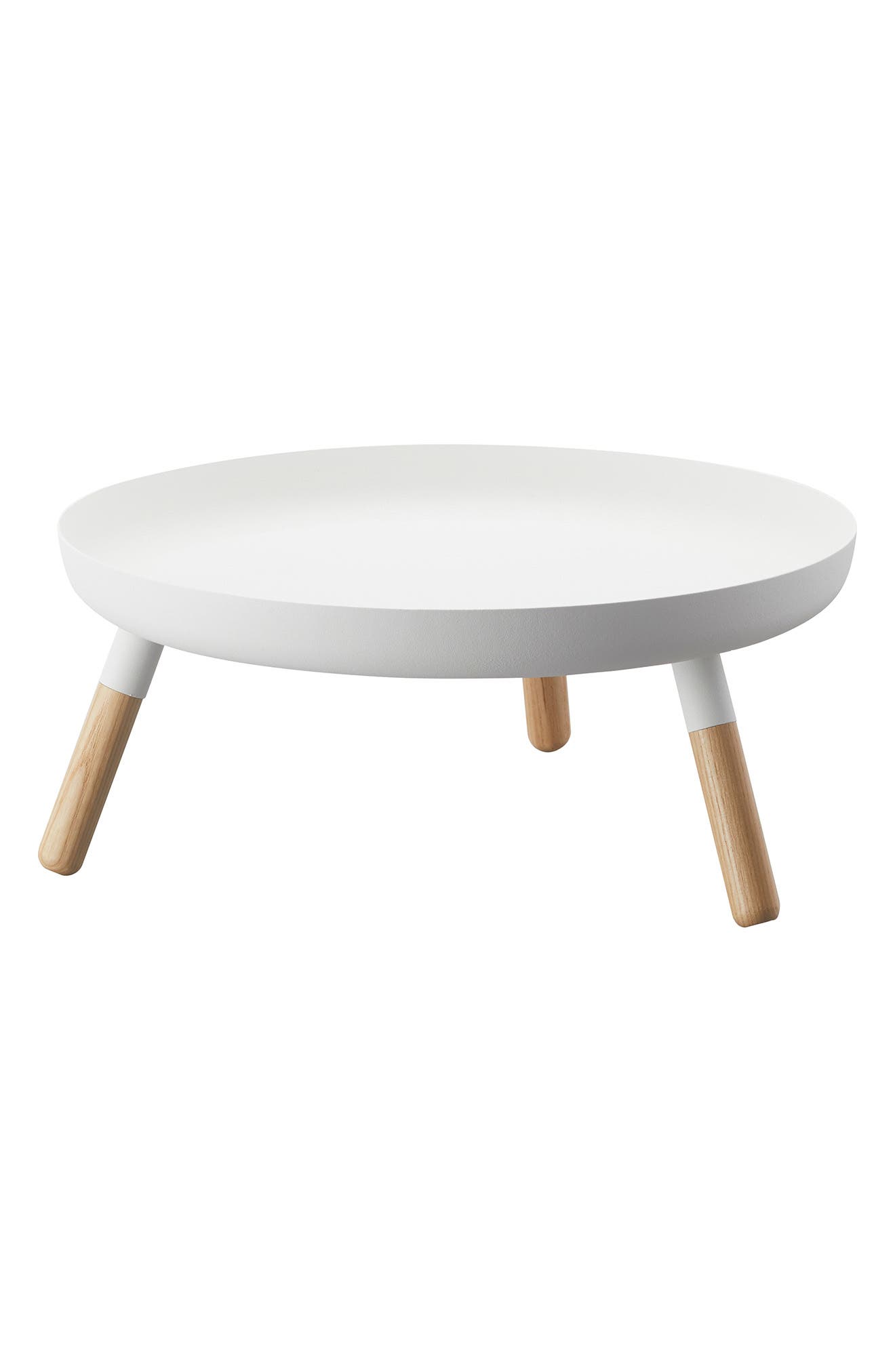 Yamazaki Three-Leg Tray Table in White 