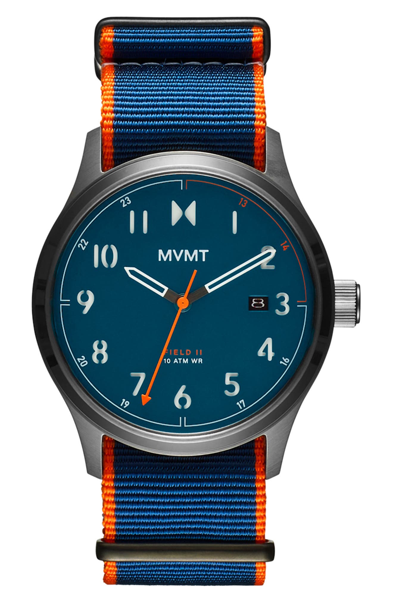 MVMT Field II Nylon Strap Watch, 41mm