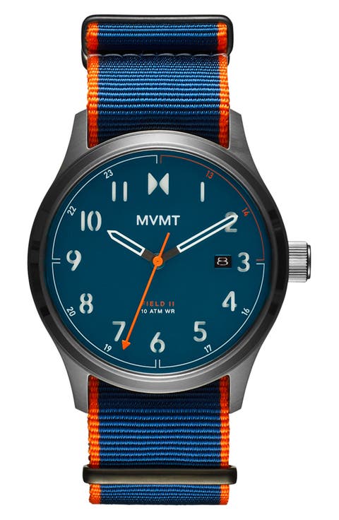 Field II Nylon Strap Watch, 41mm