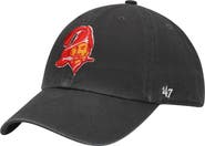 '47 Men's '47 Charcoal Tampa Bay Buccaneers Clean Up Legacy Adjustable Hat