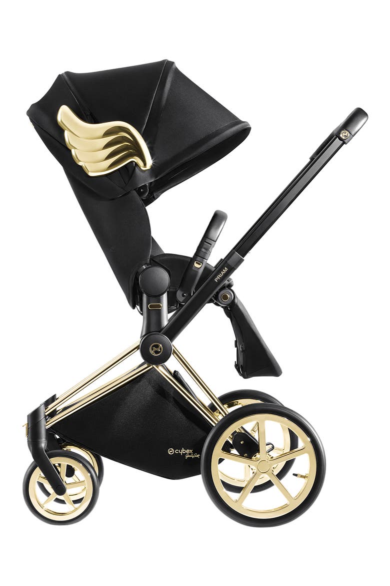 x Jeremy Scott Wings Priam Modular Stroller, Alternate, color, BLACK