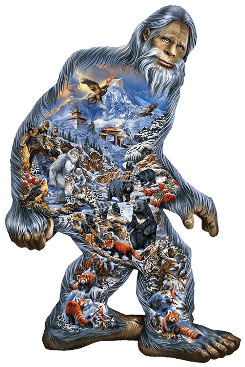Yeti 850 piece Jigsaw Puzzle for Adults Special Shape, Alternate, color, Multicolor