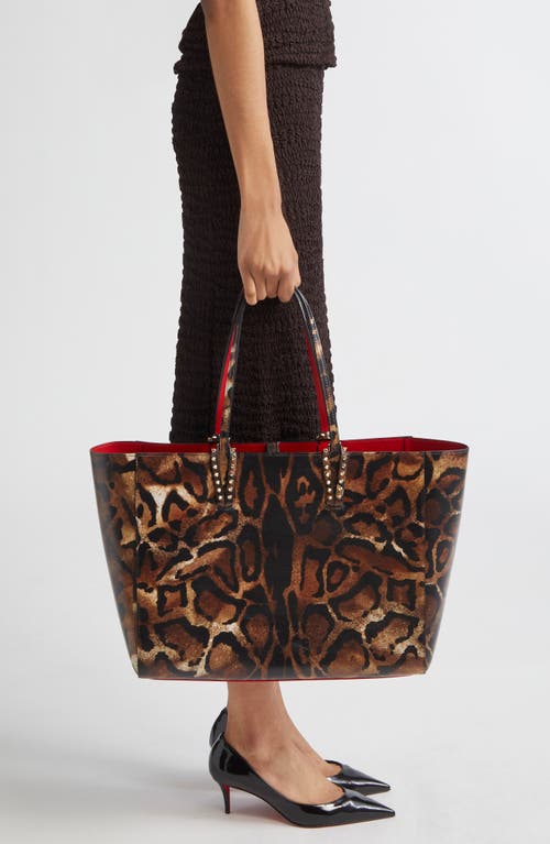 Christian Louboutin Large Cabata Soft Leather Tote In Multi