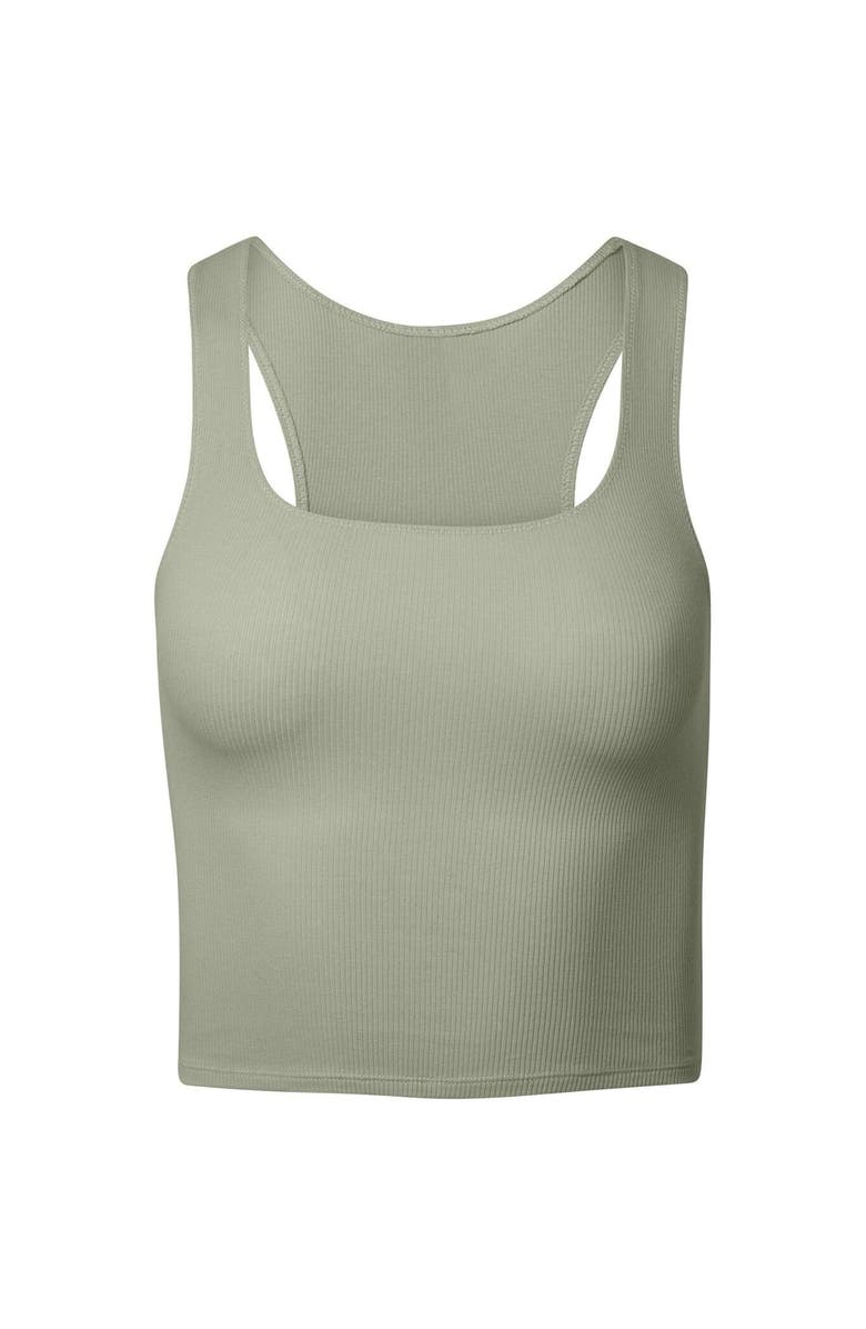 Nueskin Jody Rib Cotton Cropped Tank, Alternate, color, 