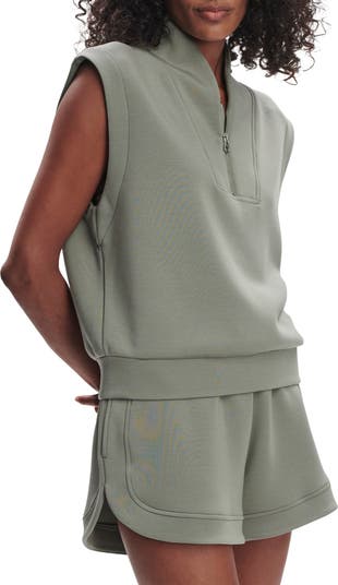 Loretta Sleeveless Half Zip