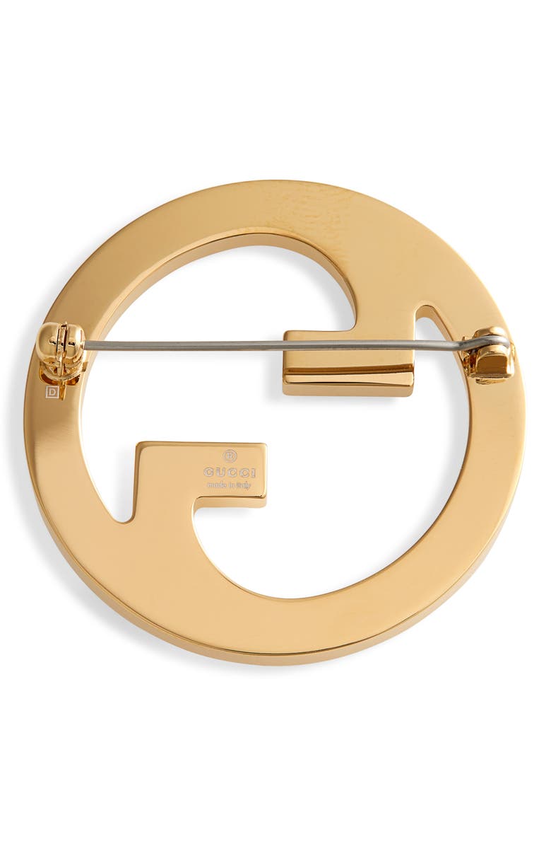 Gucci Blondie Crystal Brooch, Alternate, color,