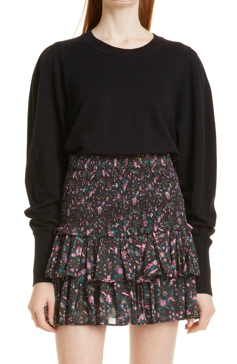 Isabel Marant Étoile Camelia Cotton & Wool Crewneck Sweater, Main, color,