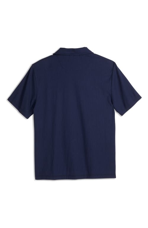 Scotch & Soda Johnny Collar Pocket Polo In Blue